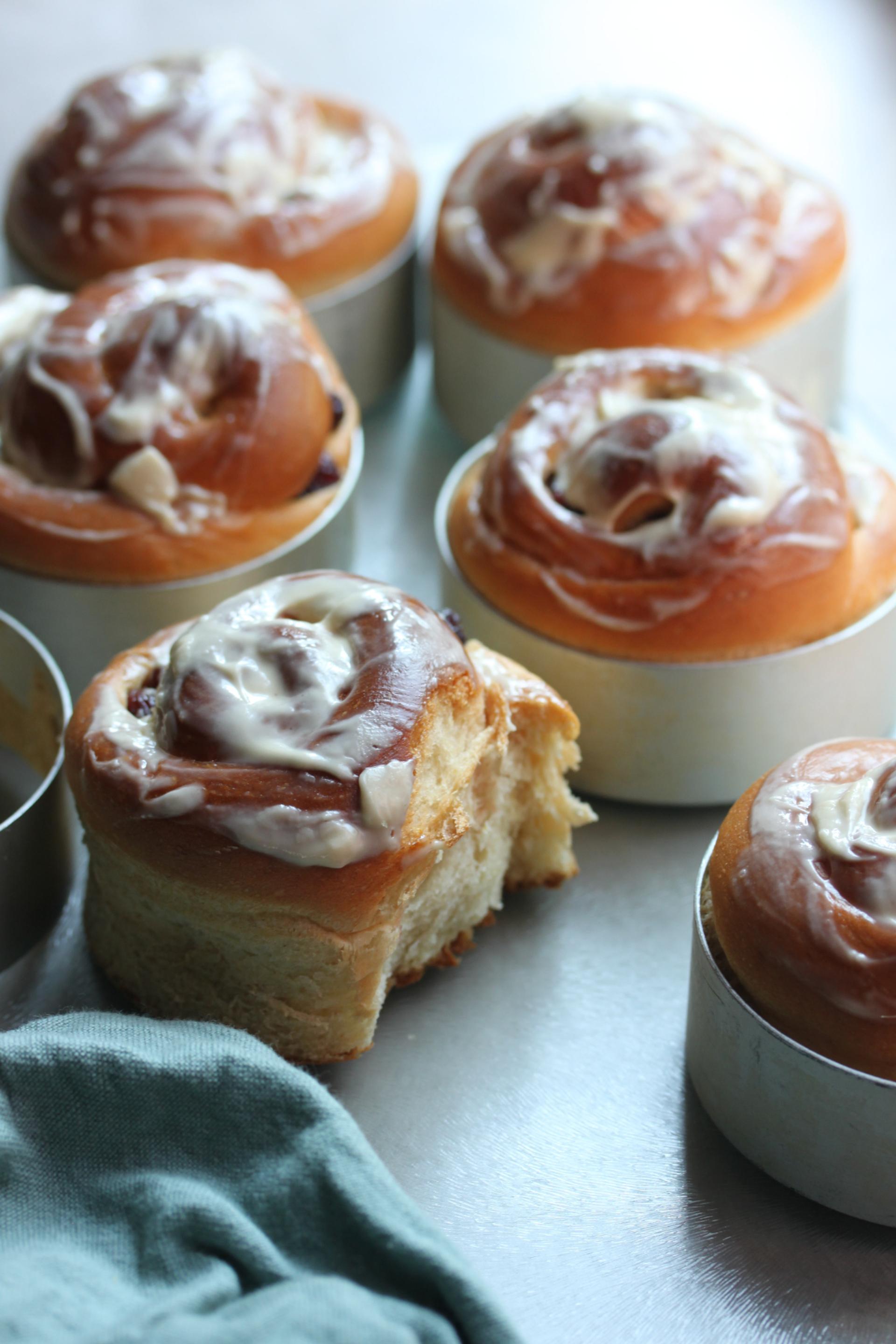 Cinnamon rolls are appetizing and perfect to be part of a coffee shop's dessert menu - they go great with coffee
