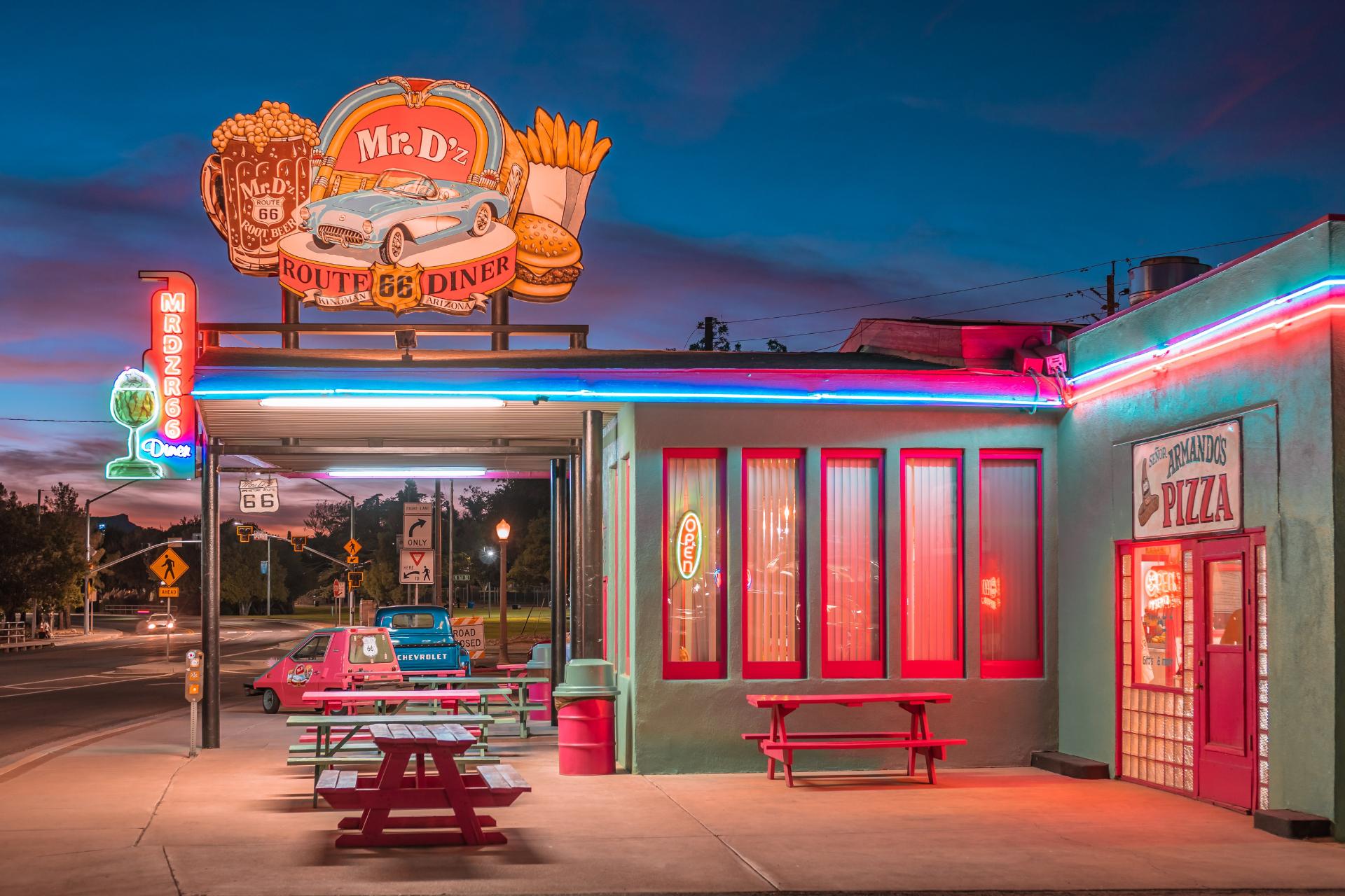 restaurante clássico de fast food