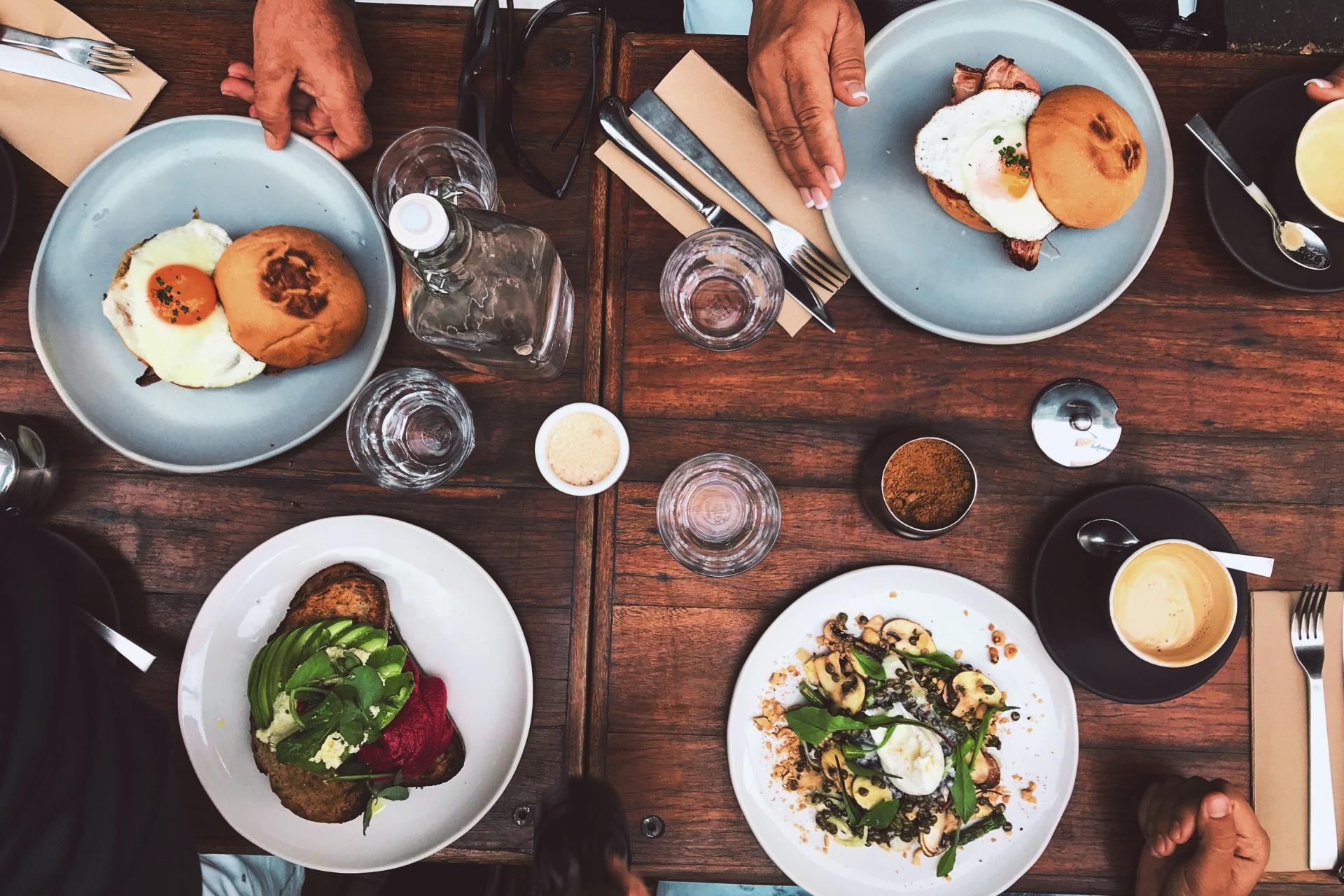 Food in the table