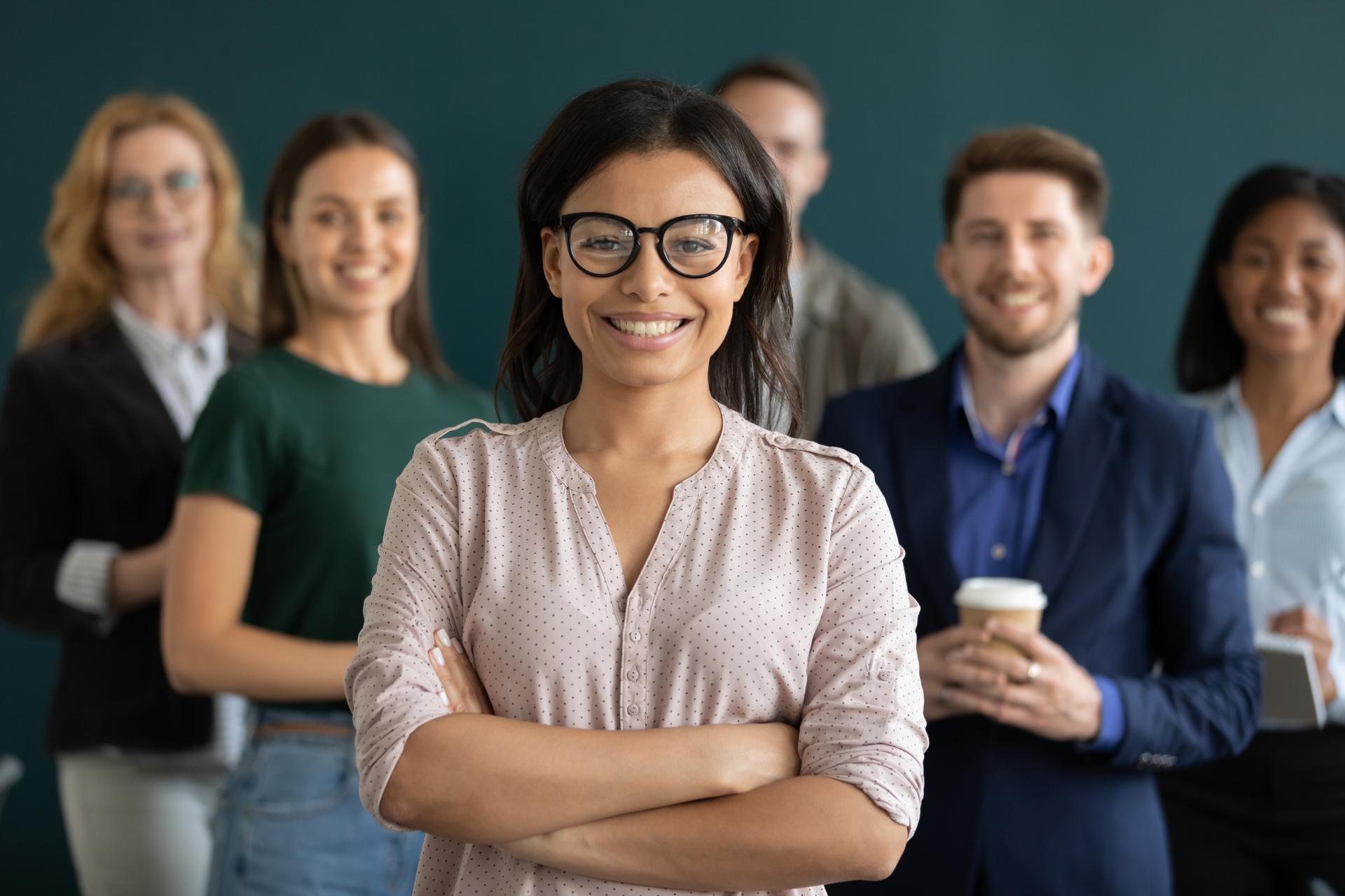 Restaurant managers handling staff