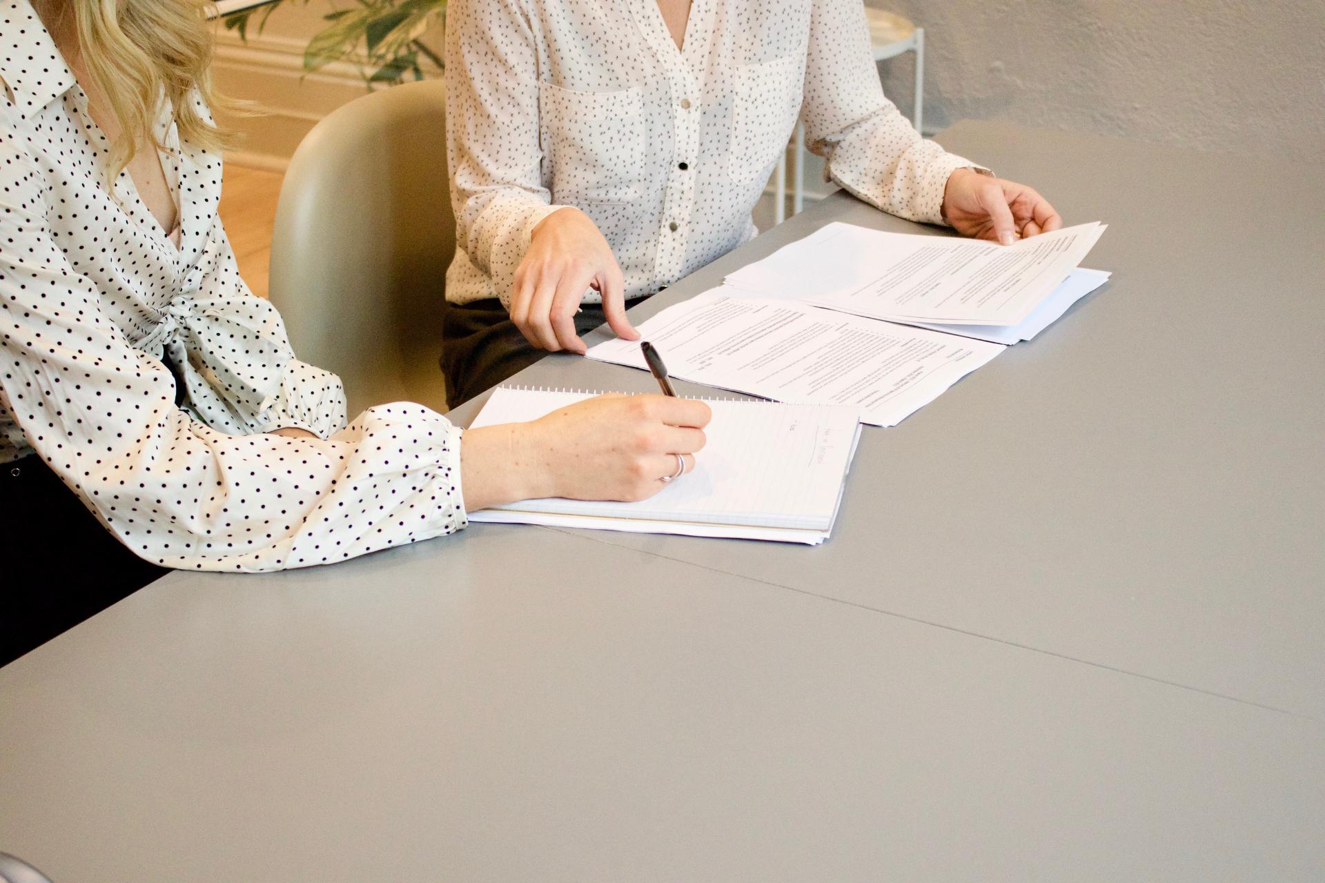 Person signing documents