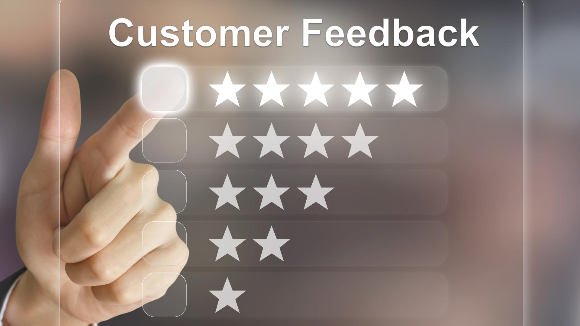 feedback do cliente