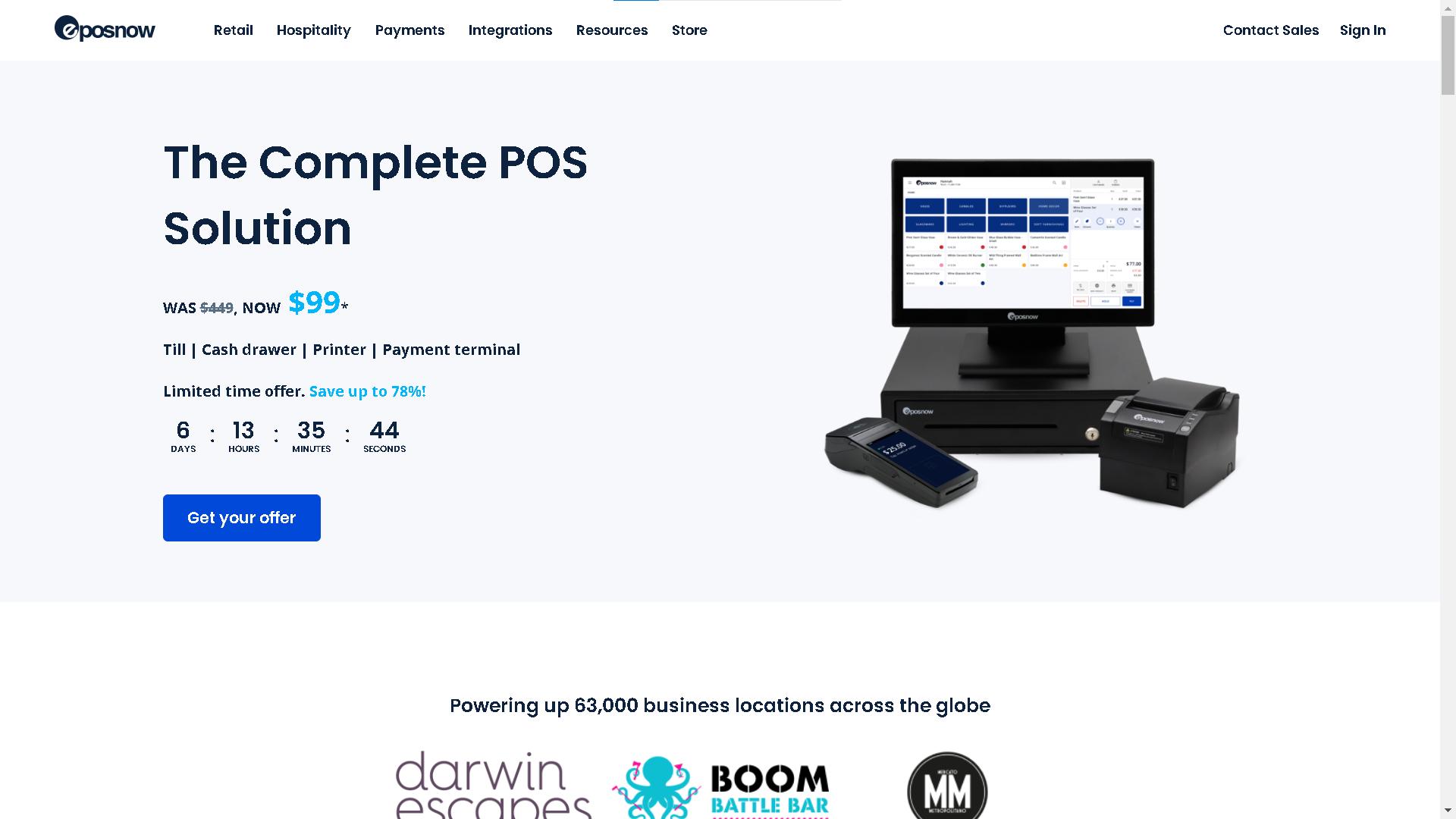 E-pos now main page