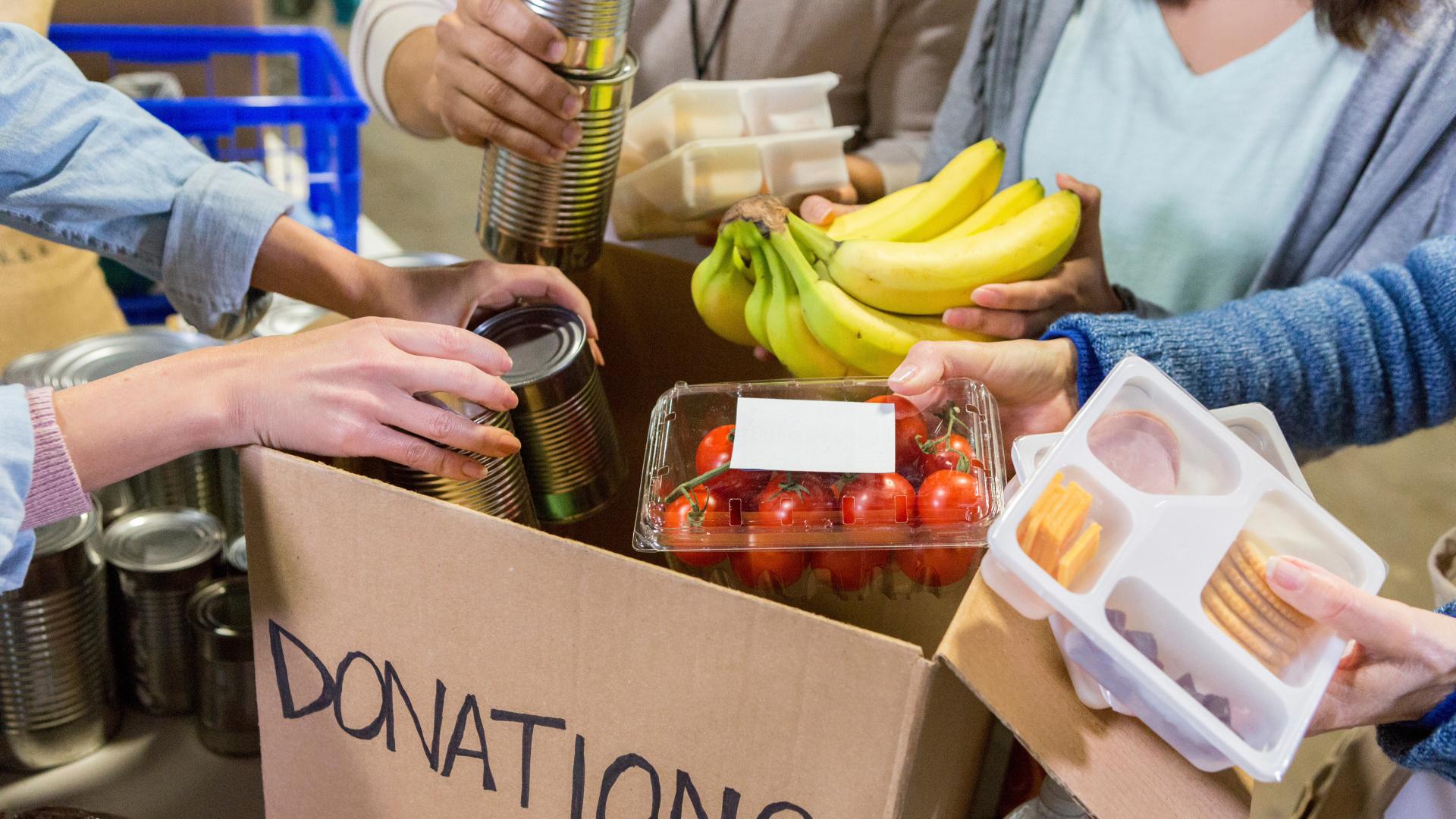 donazione di cibo