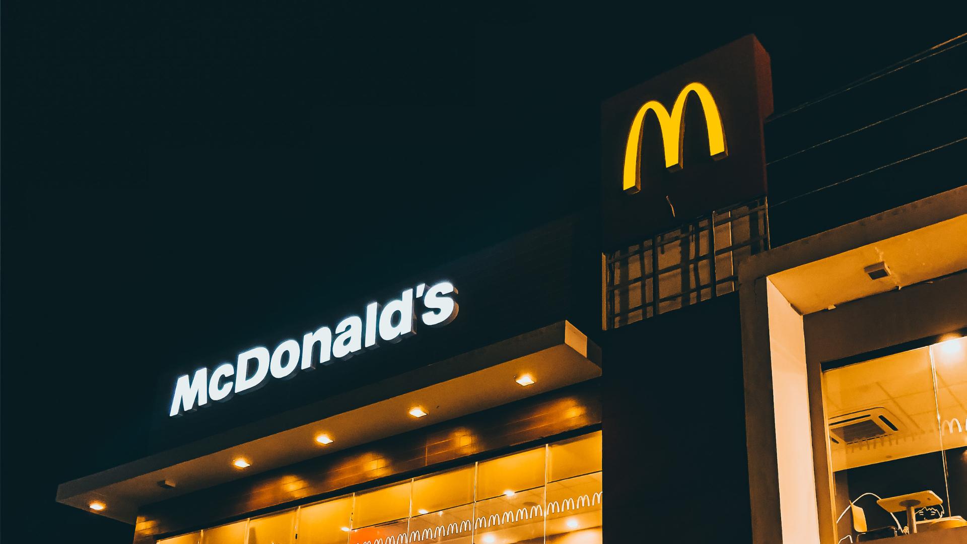 Façade du restaurant McDonald's