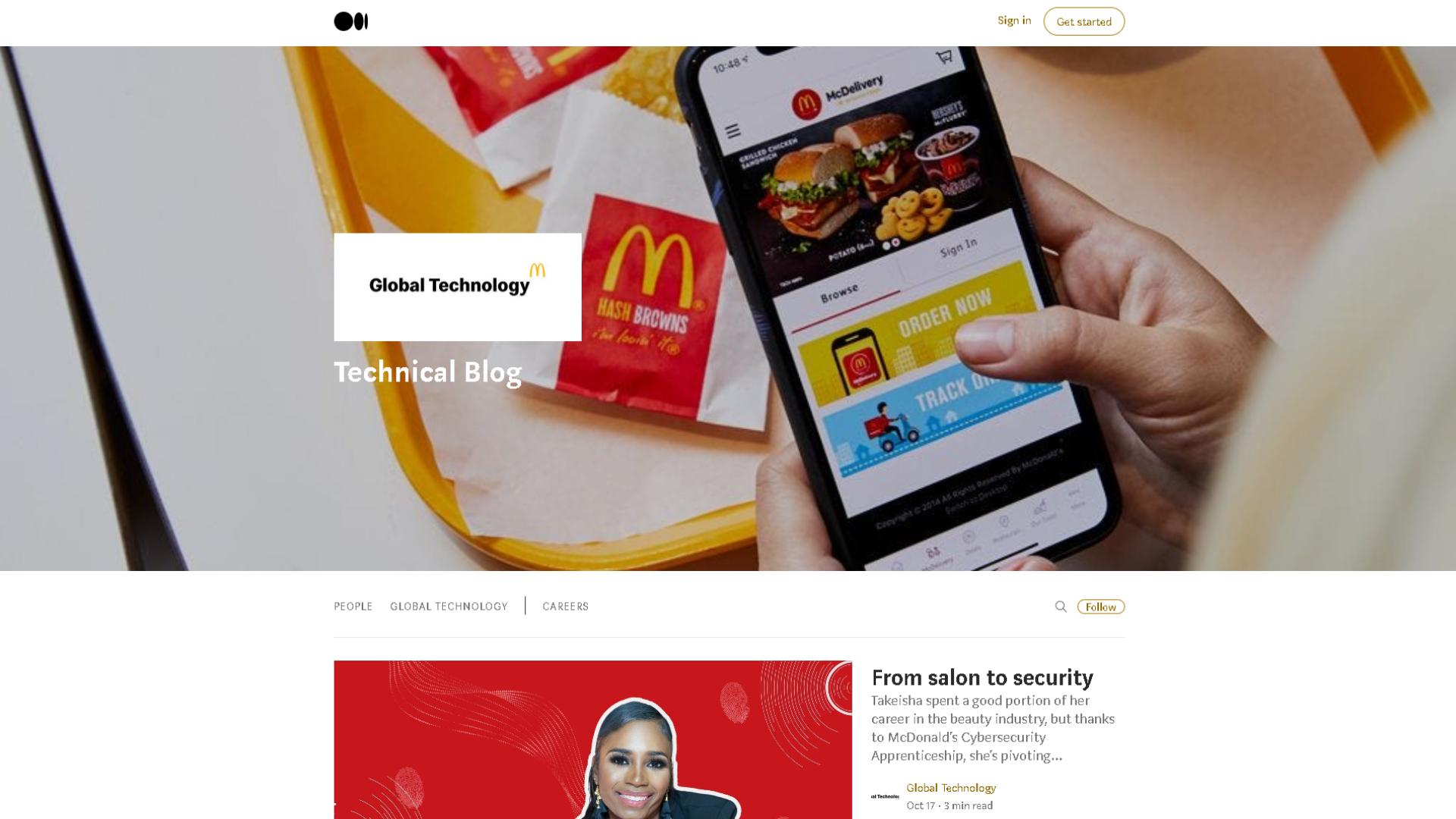 Macdonalds Medium Tech Blog