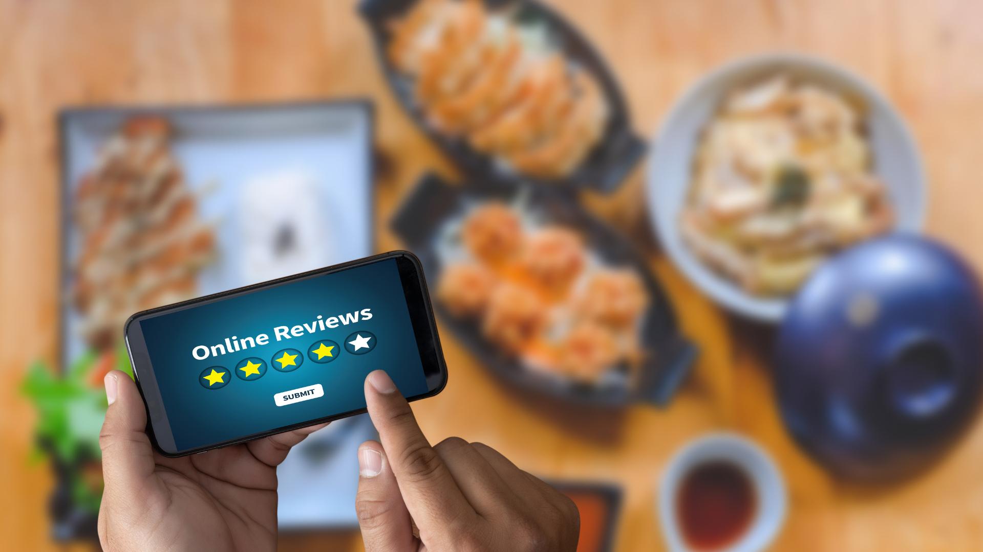 Reseñas de restaurantes en línea