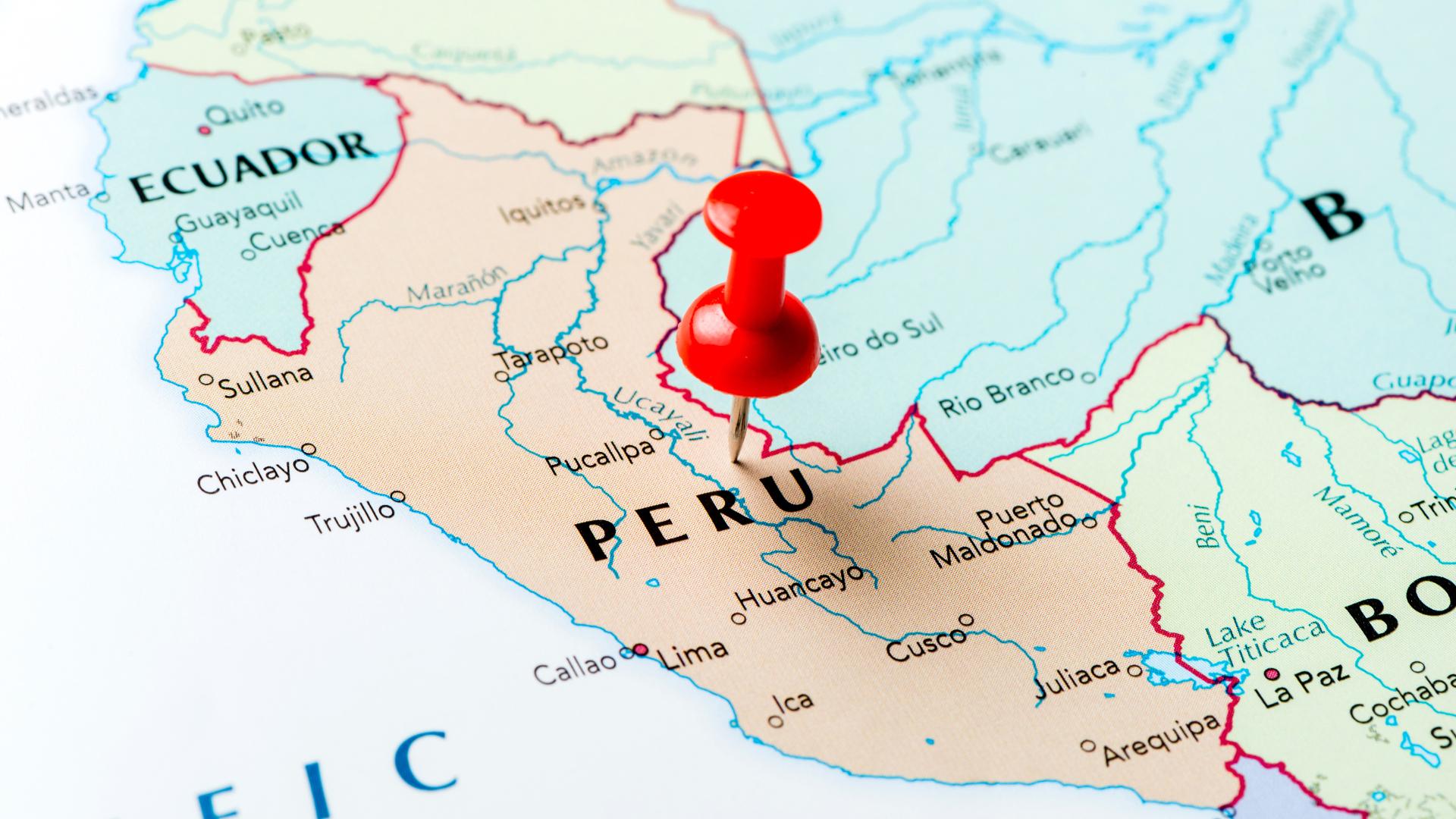 Map of Peru