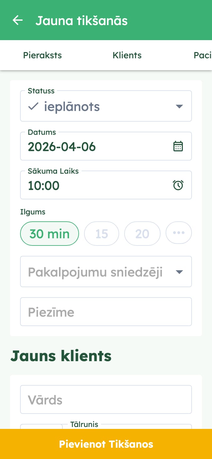 Vienkārši pārvaldiet savas veterinārklīnikas tikšanās laikus on smartphone