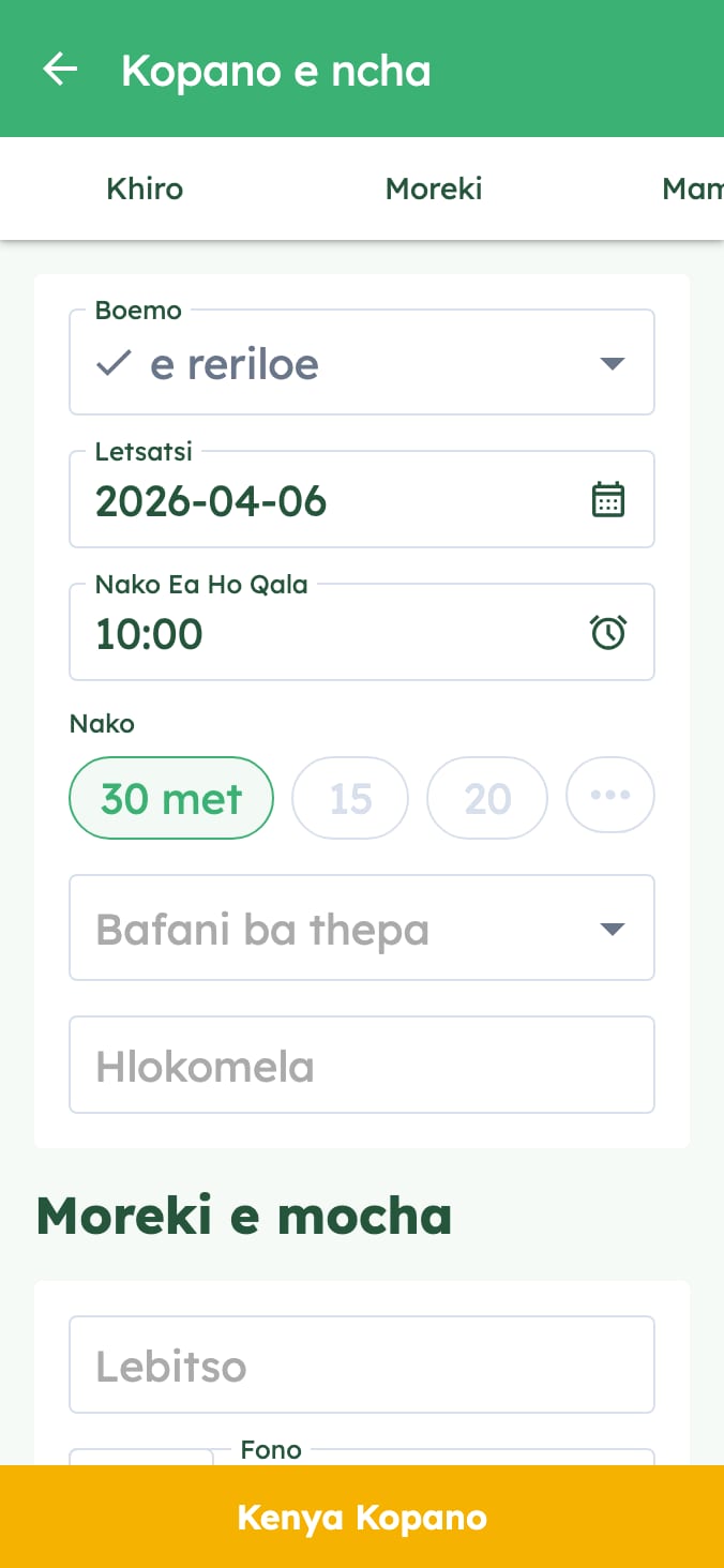 Laola habonolo lisebelisoa tsa kopano tsa sepetlele sa hau sa liphoofolo on smartphone