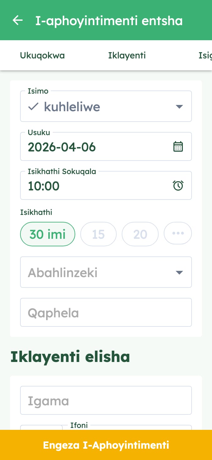 Phatha kalula izikhathi zokubonana zegrosa lakho lezilwane on smartphone
