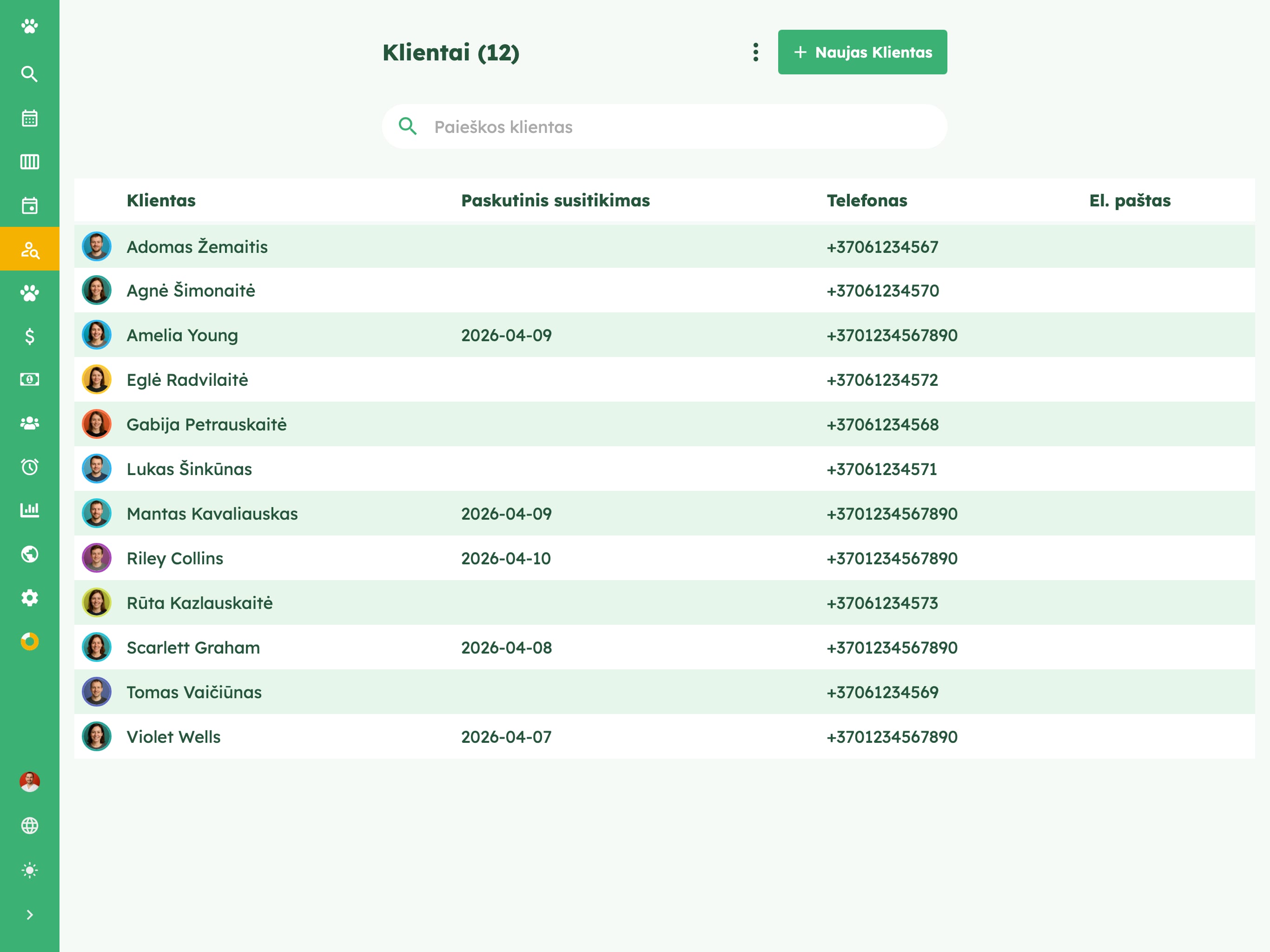 Lengvai valdykite savo veterinarinės klinikos vizitus on tablet
