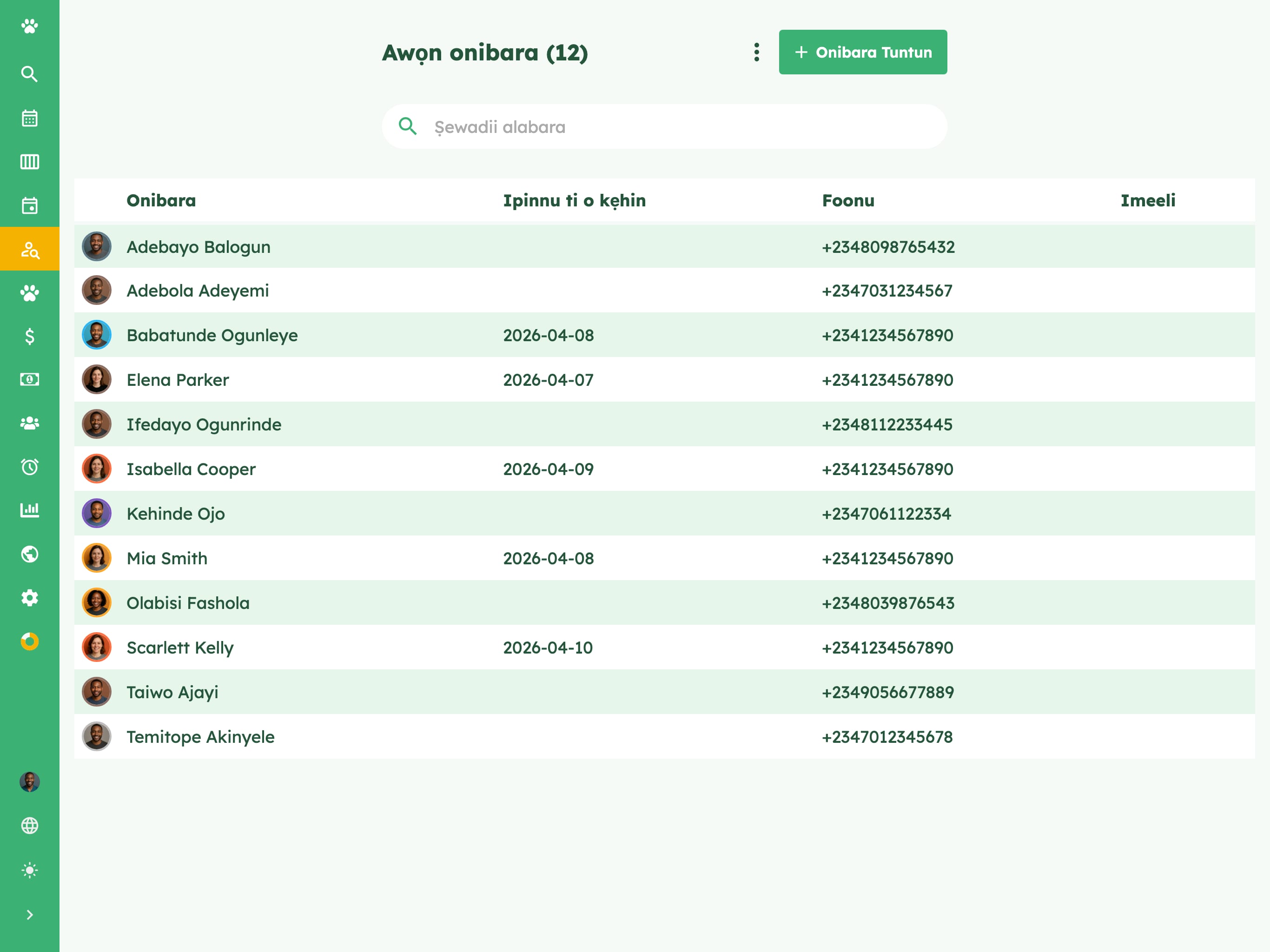 Ṣe iṣakoso rọọrun awọn ipinnu (appointments) ile-iwosan oníṣègùn ẹranko rẹ on tablet