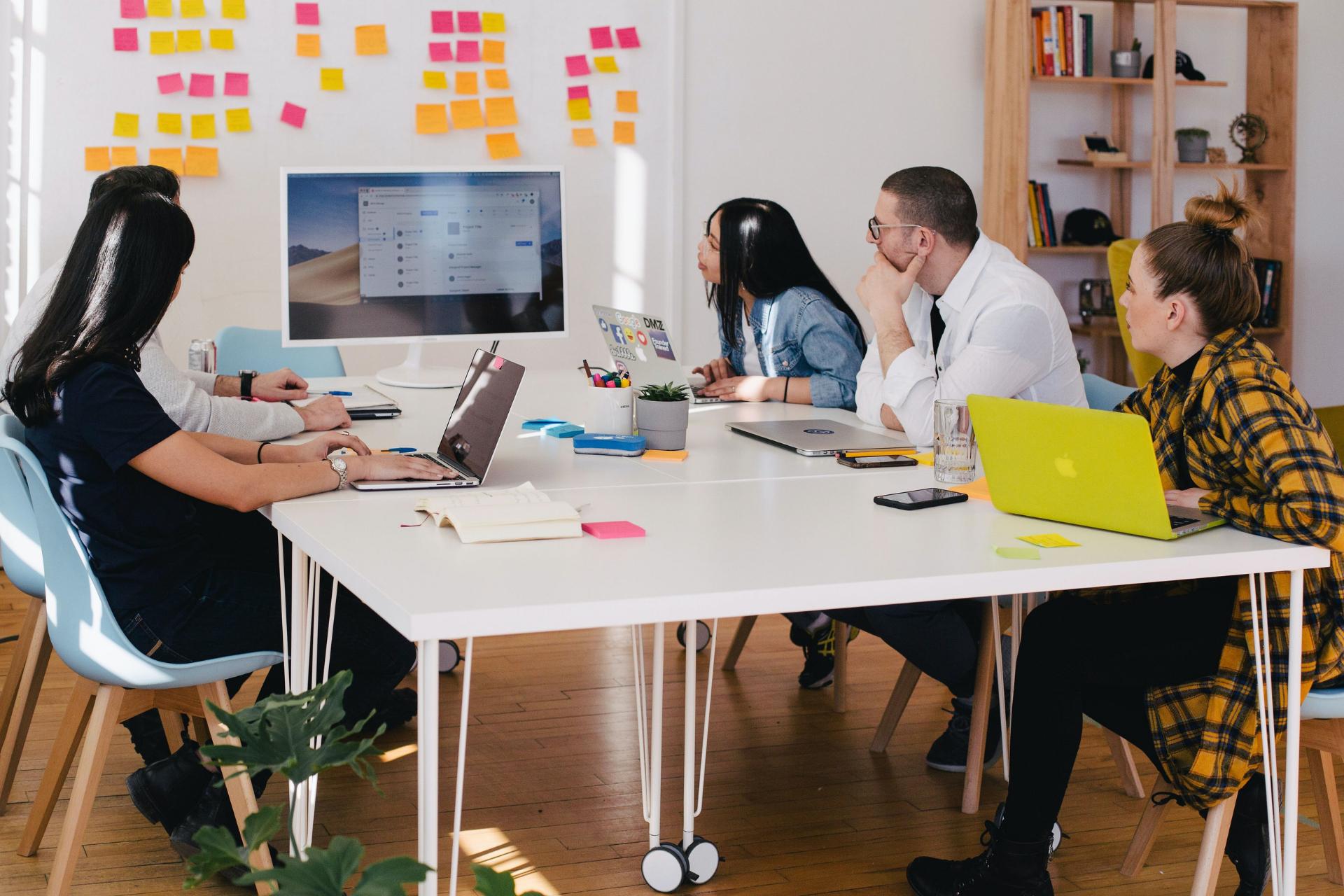 Lavoro di squadra di marketing per un ristorante