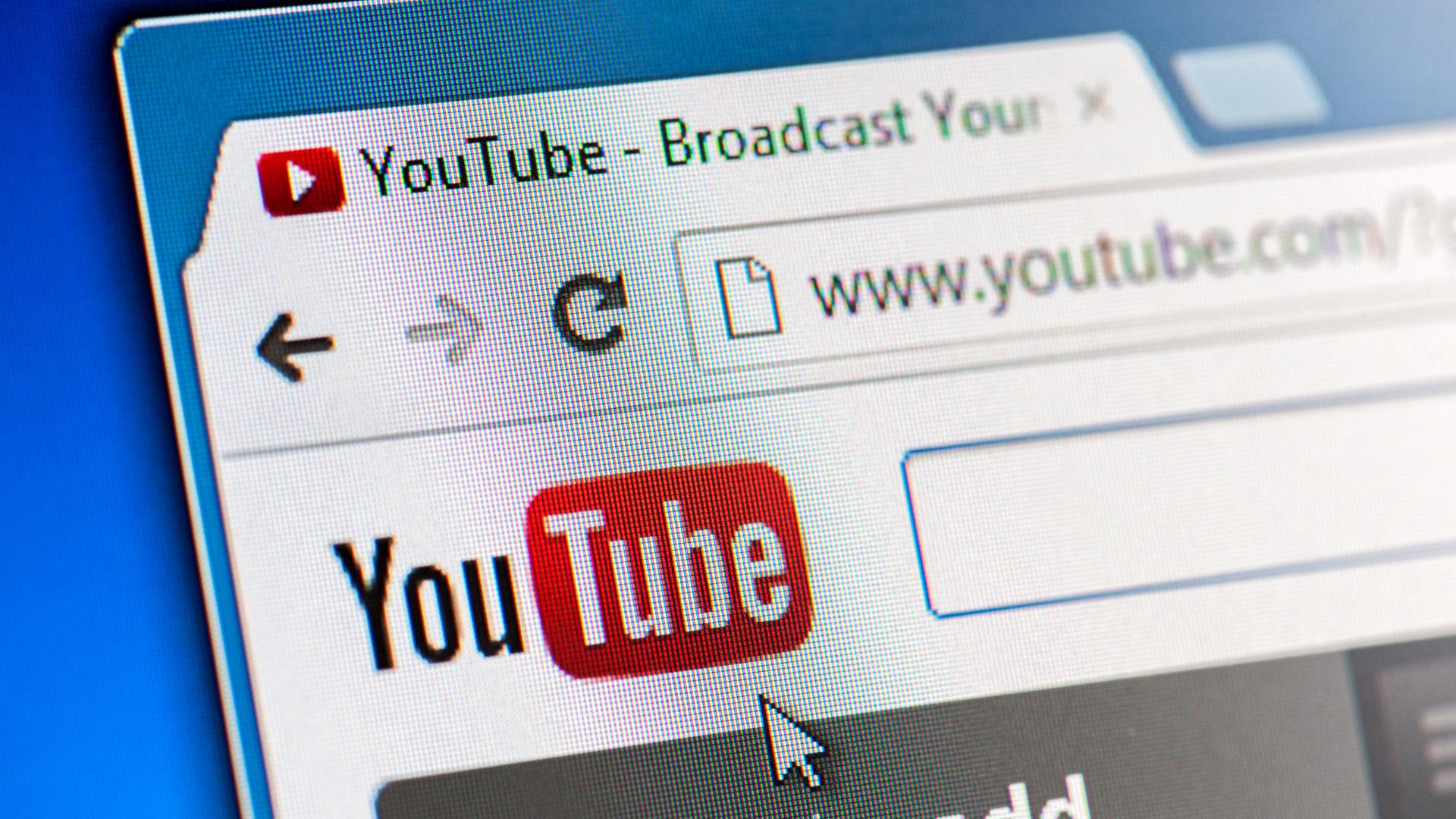 YouTube su un browser